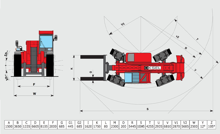 Manitou mht 1060l zdjęcie 3